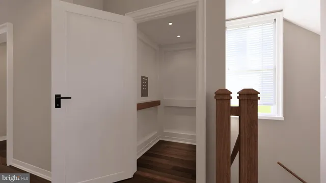 a very nice looking room with a large window