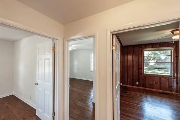 wooden floor in an empty room
