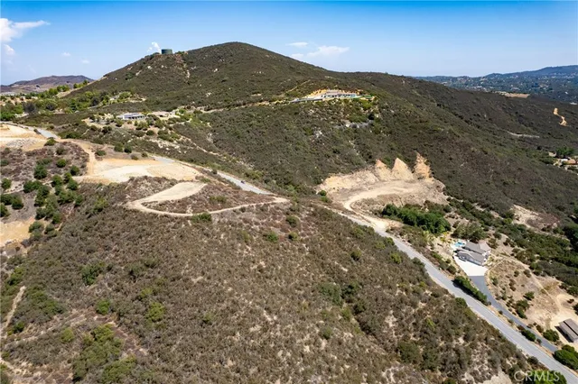 a view of mountain with sky