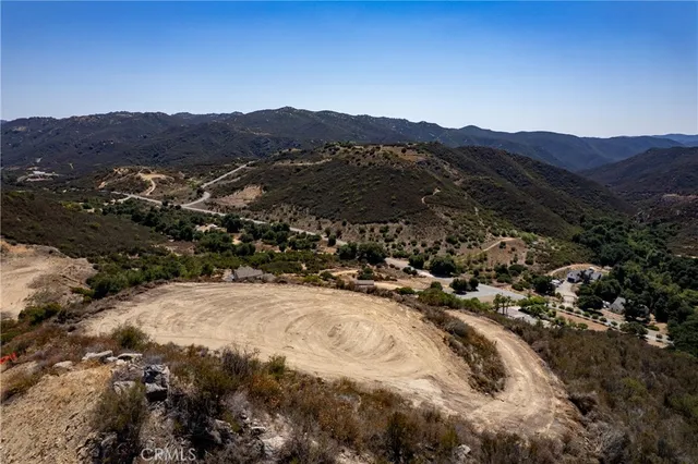 a view of city and mountain
