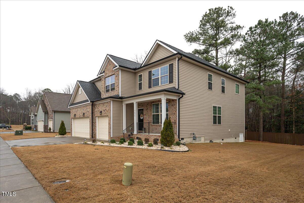 7656 Channery Way Raleigh, NC 27616 - Photo 5 of 44 Exterior Front on private lot
