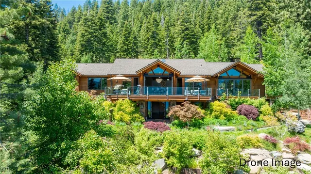 a house with trees in the background