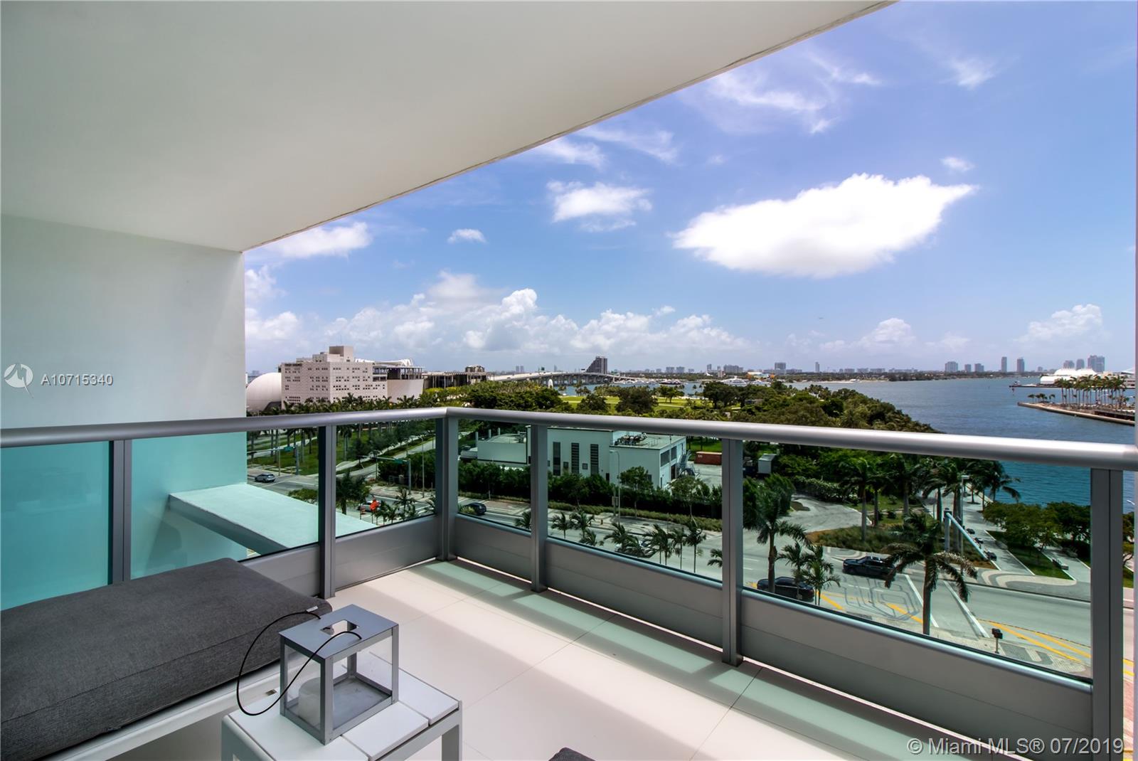 900 Biscayne Boulevard, Unit 705 Miami, FL 33132 - Photo 34 of 43 a view of balcony with furniture