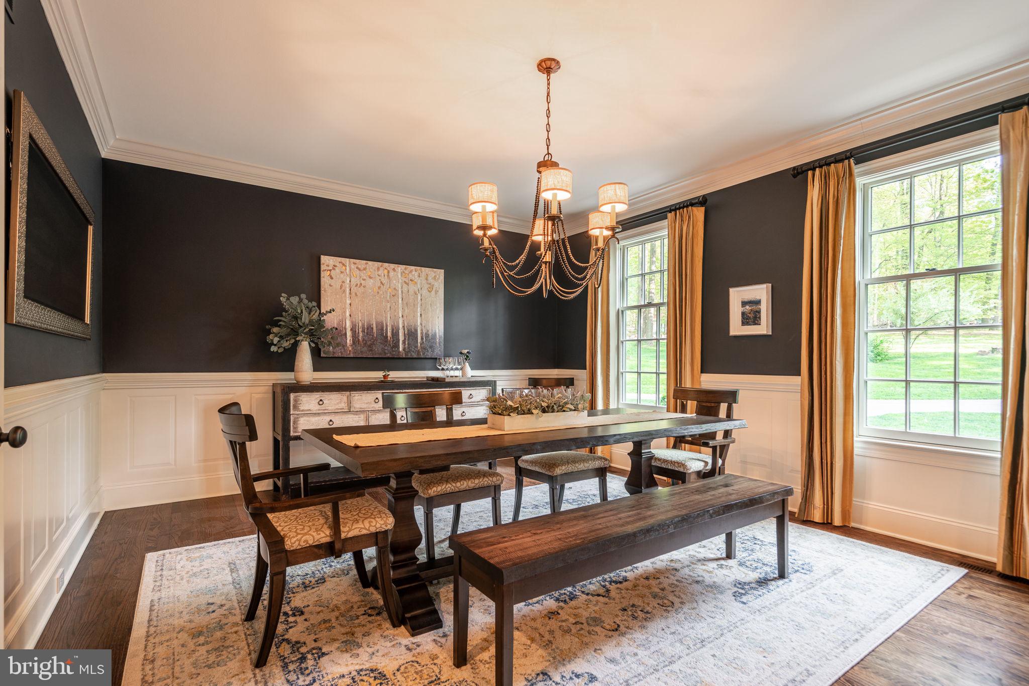 4104 Howell Road Malvern, PA 19355 - Photo 12 of 84 a view of a dining room with furniture window and wooden floor