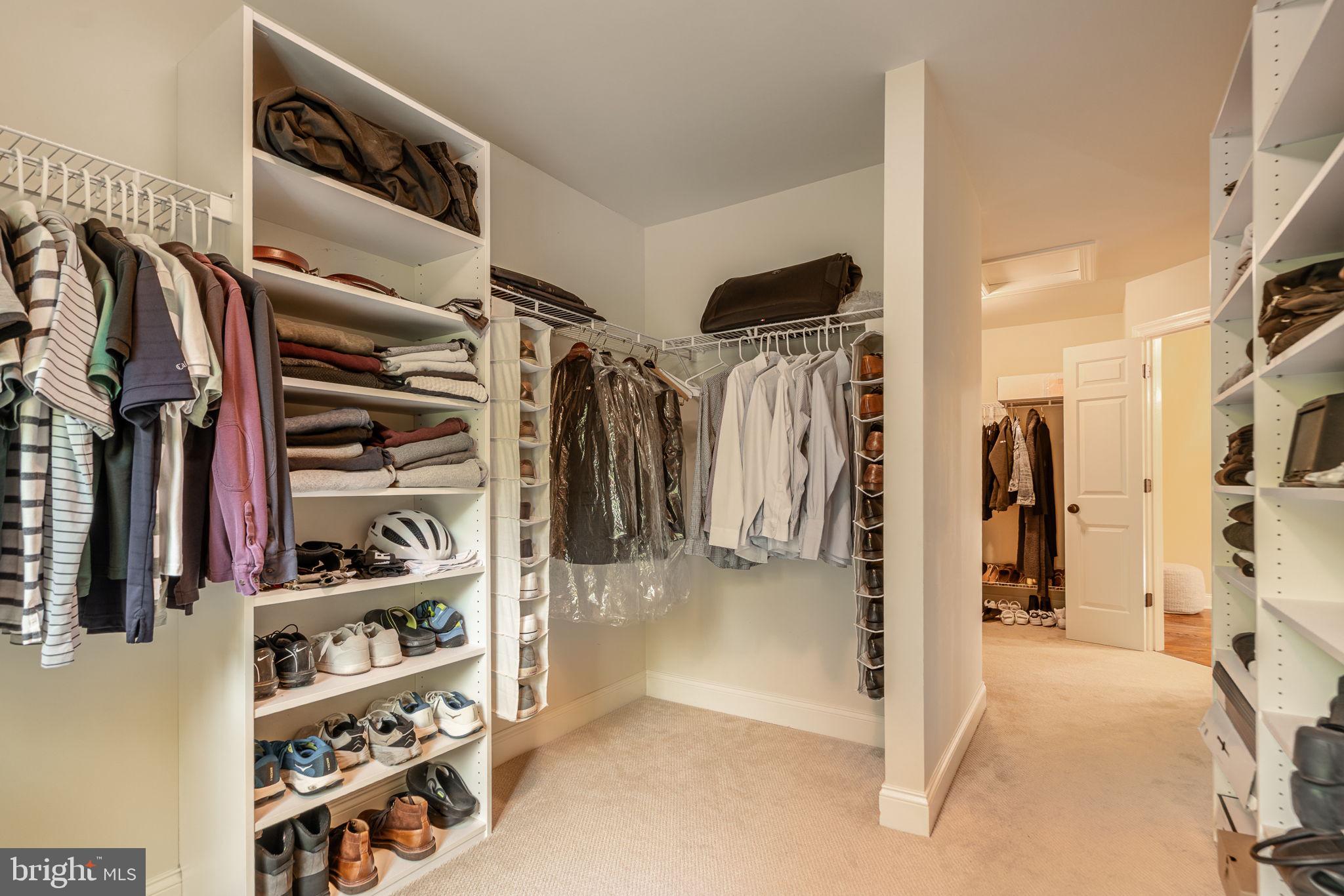 4104 Howell Road Malvern, PA 19355 - Photo 56 of 84 a view of walk in closet with clothes and shoes