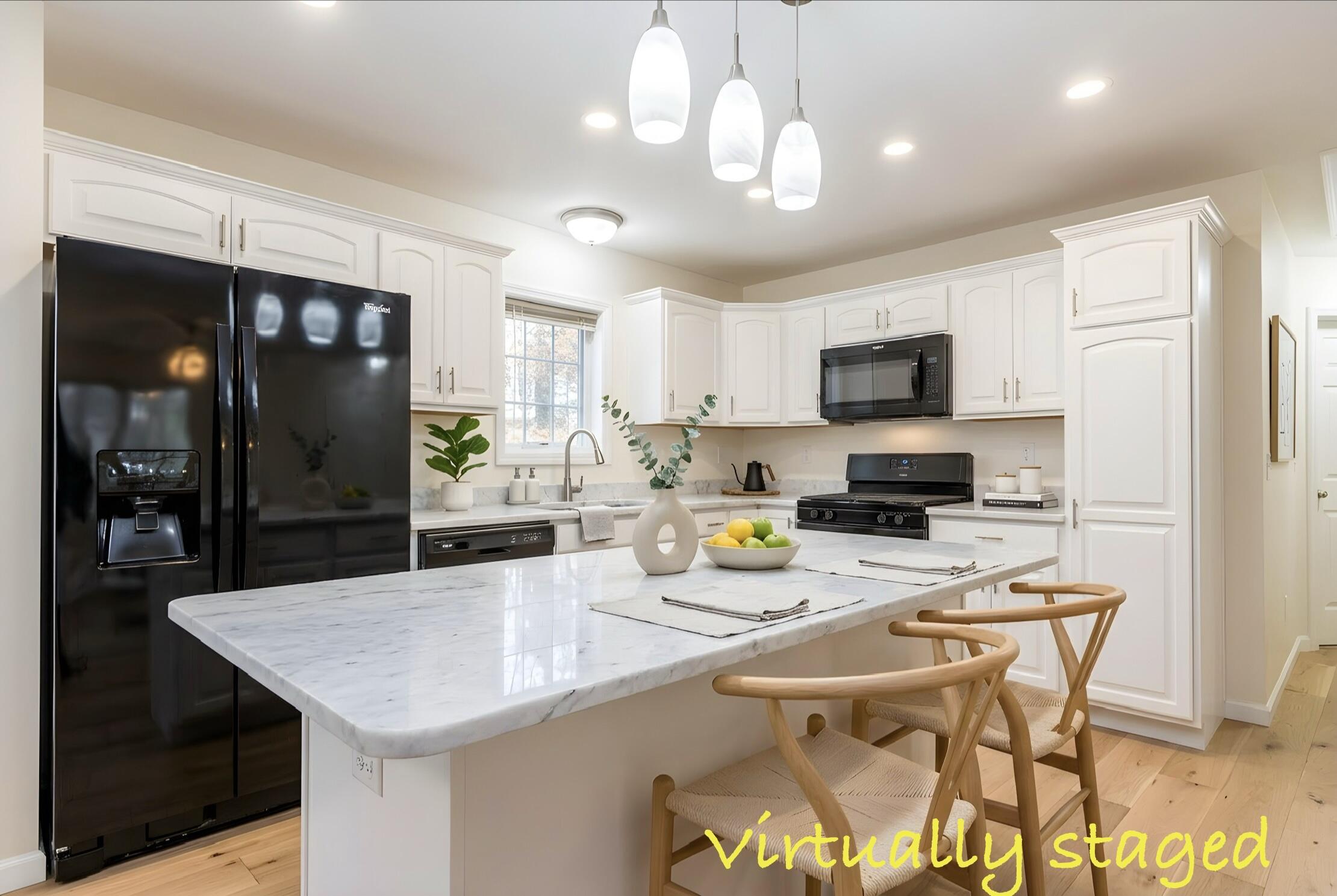 98 Leland Road Brewster, MA 02631 - Photo 5 of 32 Virtually Staged Kitchen