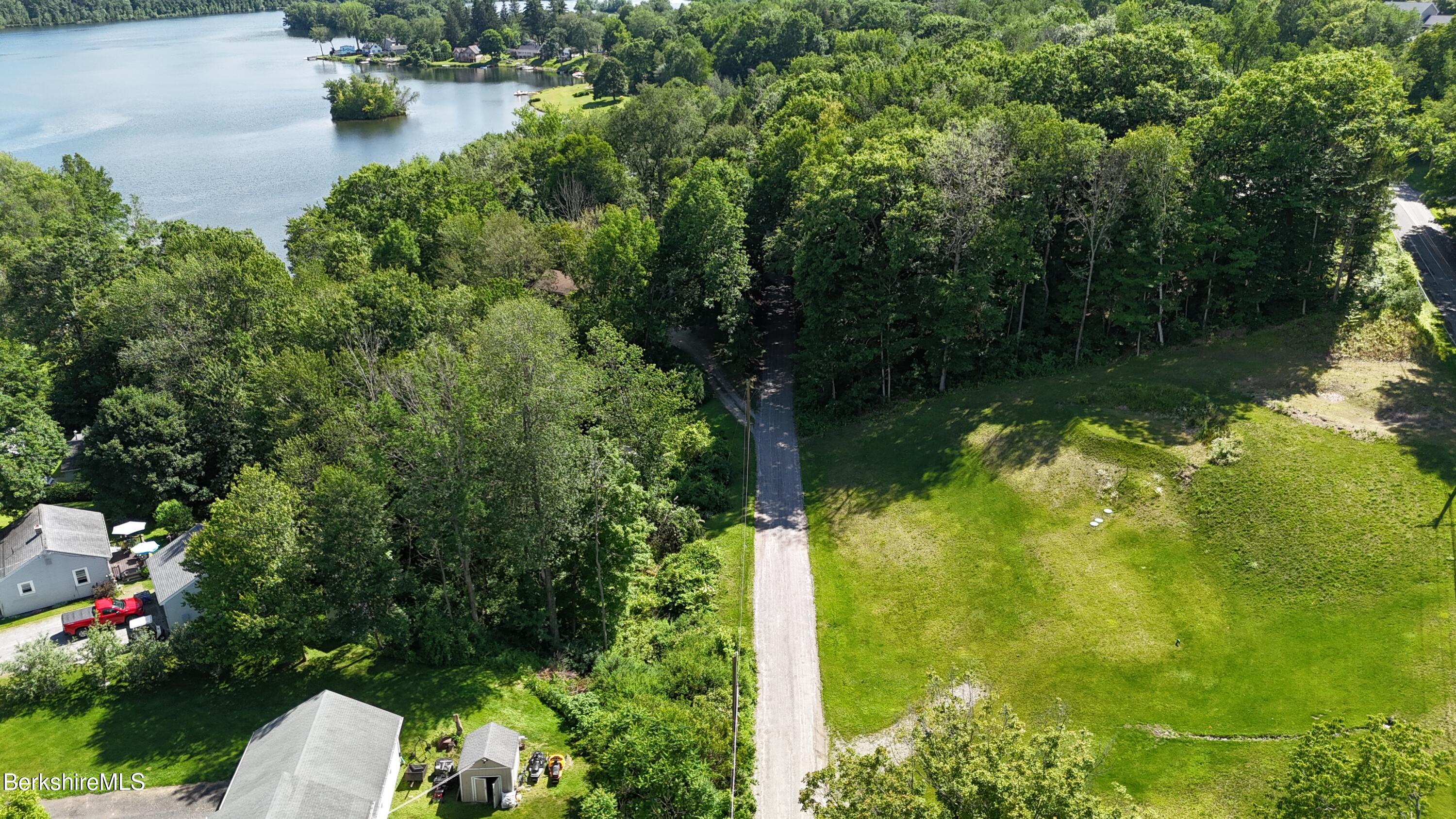 0 Horns Beach Road Cheshire, MA 01225 - Photo 18 of 19 Drone view
