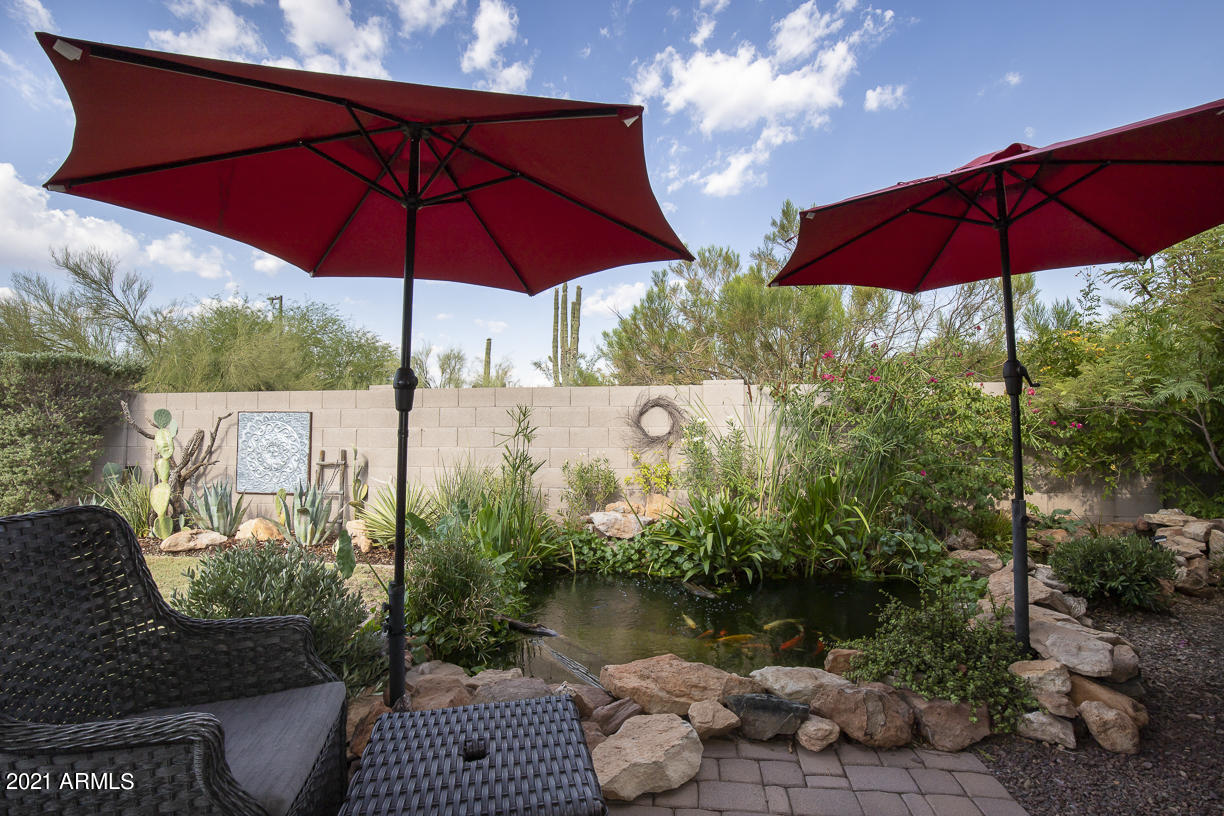 4824 East Sleepy Ranch Road Cave Creek, AZ 85331 - Photo 20 of 22 Lush KOI Pond
