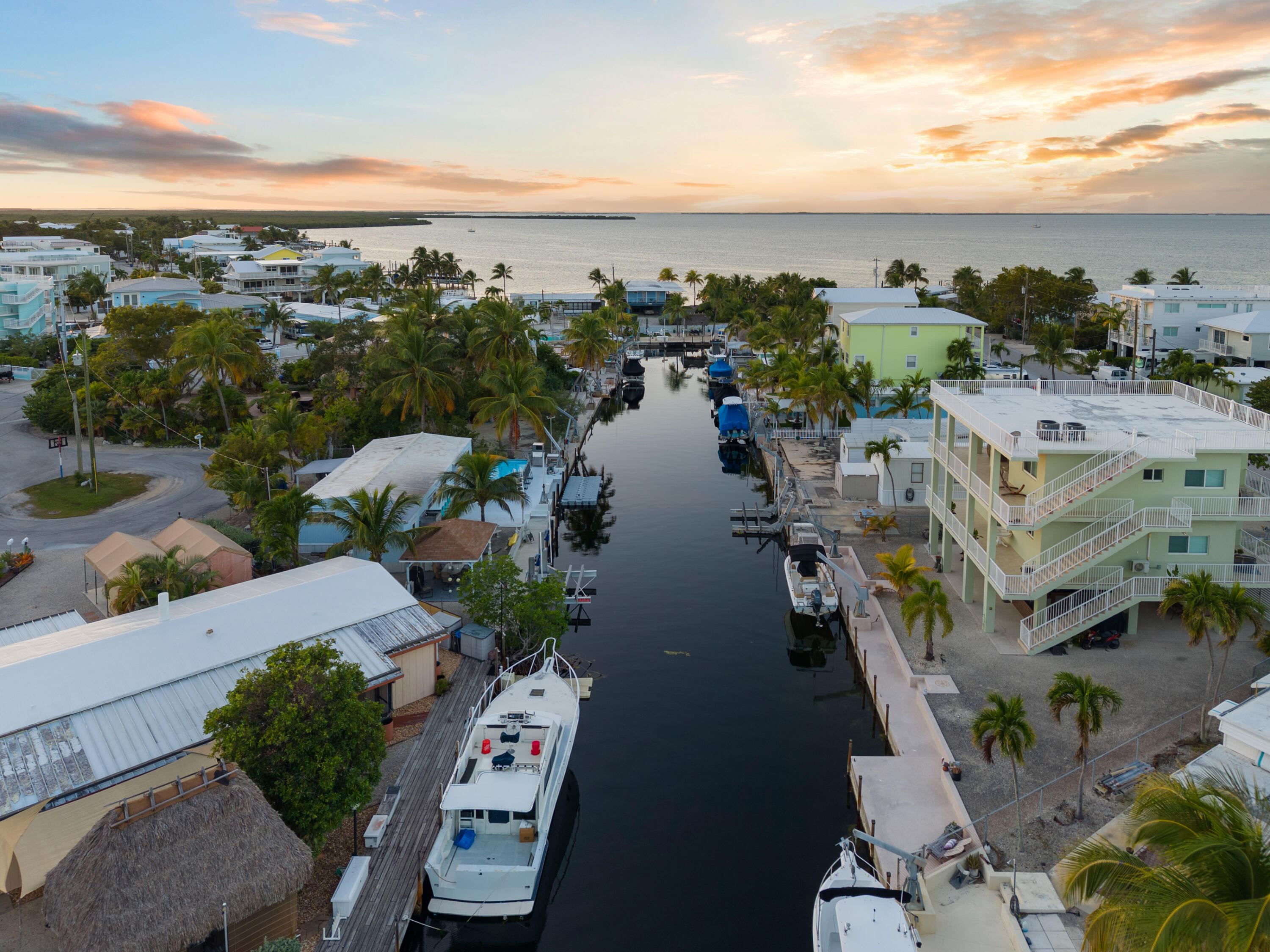 1305 Calder Road Key Largo, FL 33037 - Photo 49 of 57 Aerial View down the Canal