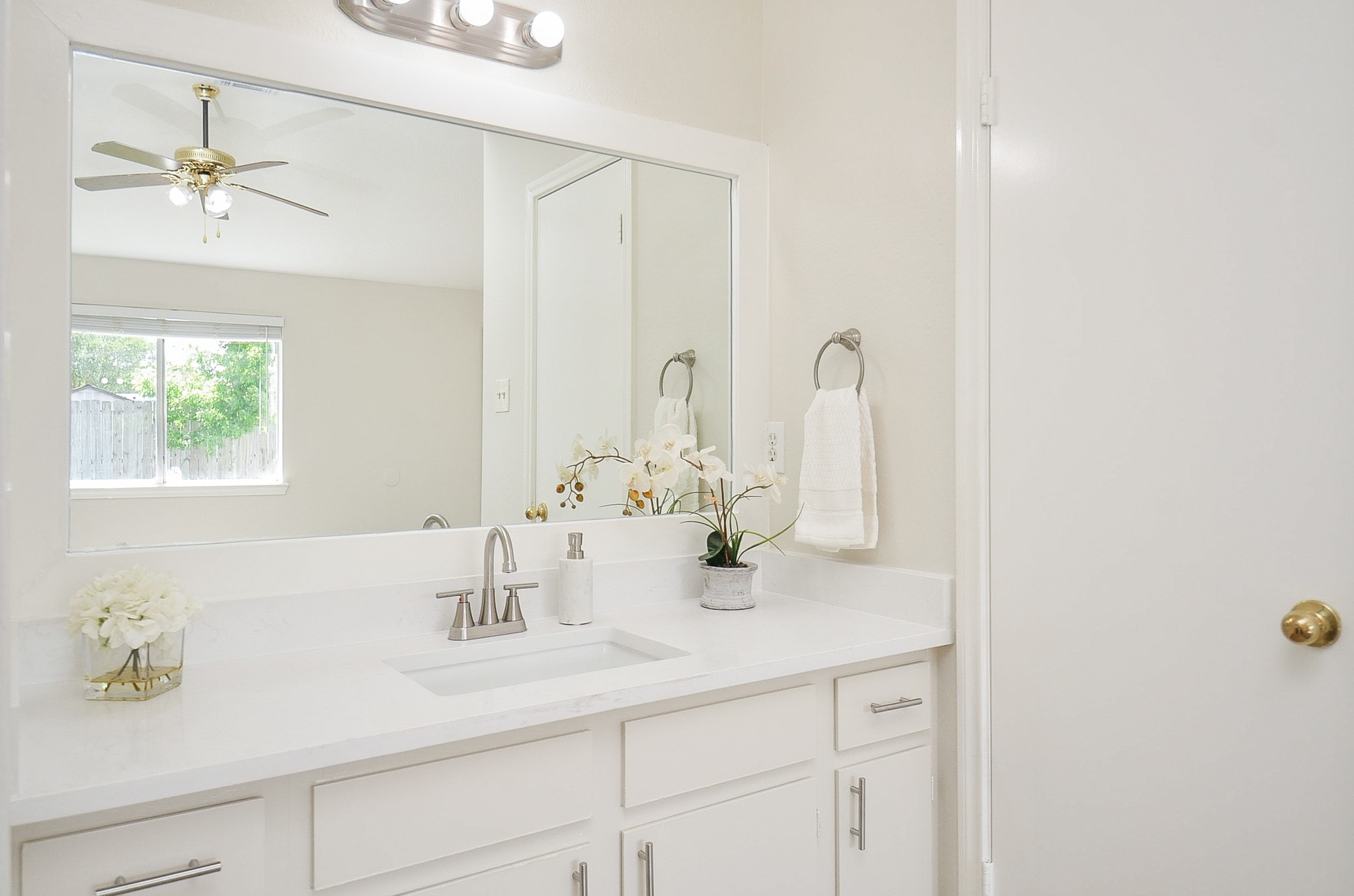 22819 Pebworth Place Spring, TX 77373 - Photo 13 of 22 New quartz counters and sink, faucet. Fresh paint.