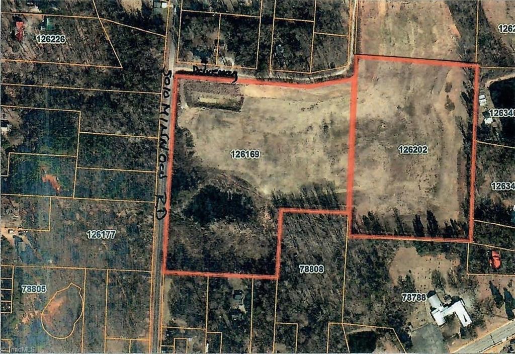 5010 Minnow Road Greensboro, NC 27405 - Photo 1 of 4 Guilford County map both lots outlined in red