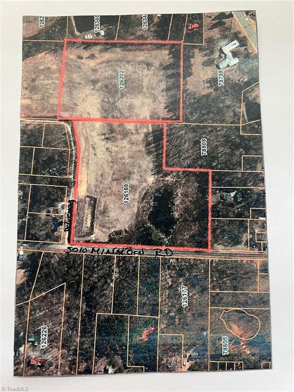5010 Minnow Road Greensboro, NC 27405 - Photo 4 of 4 Guilford County map both lots outlined in red