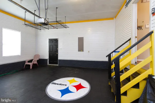 a very nice looking room with a large window