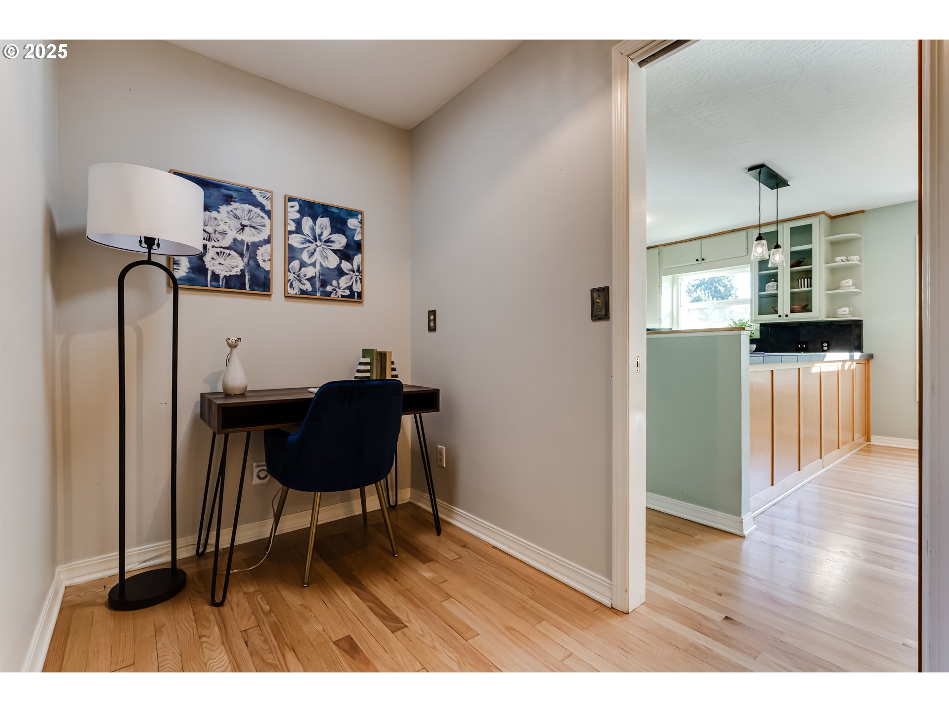 2140 Monroe Street Eugene, OR 97405 - Photo 24 of 35 a living room with furniture and a wooden floor