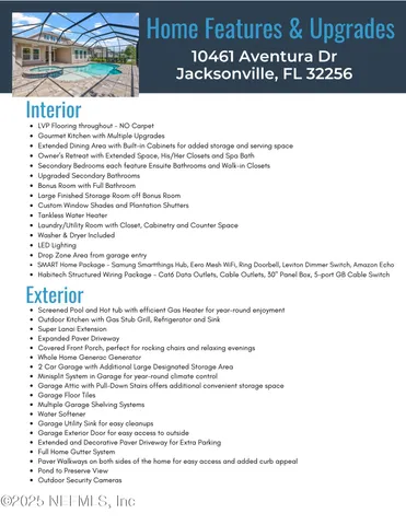 $899,000 | 10461 Aventura Drive, Jacksonville, FL 32256