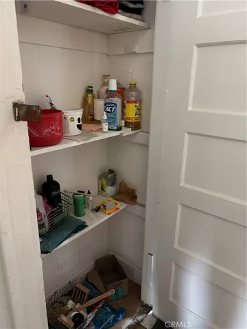 a room with storage and utility