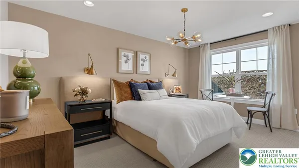 a bed room with a bed and a book shelf