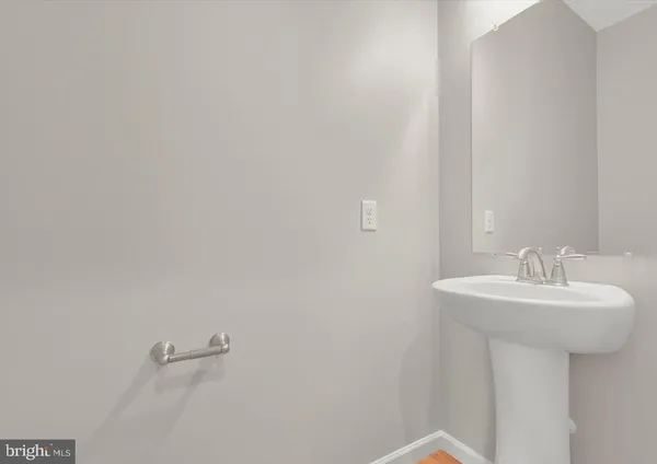 a view of a room with an empty space