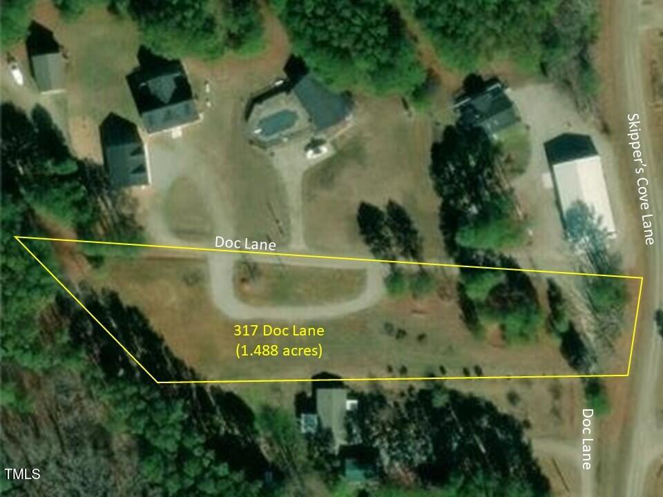 317 Doc Lane Manson, NC 27553 - Photo 21 of 22 an aerial view of a residential houses with outdoor space