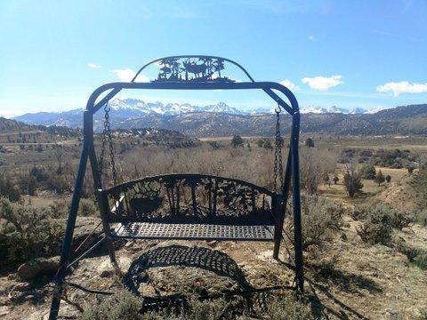230 Rusty Spur Ridgway, CO 81432 - Photo 34 of 34 Viewing seat on knoll-S facing San Juans
