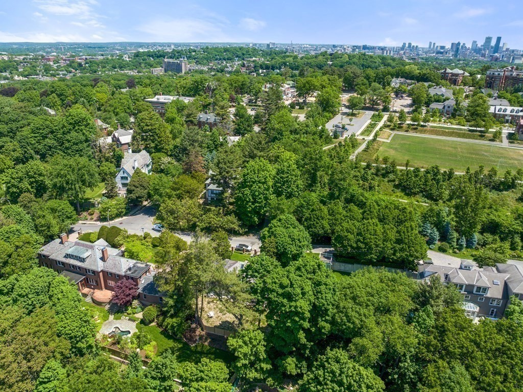170 Hyslop Road Brookline, MA 02445 - Photo 37 of 37 an aerial view of residential house with outdoor space and street view