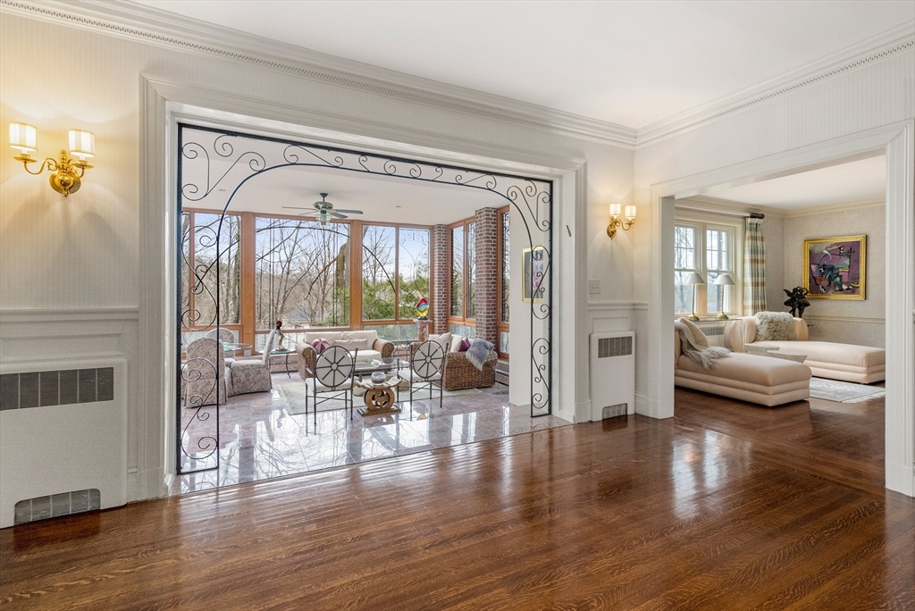 170 Hyslop Road Brookline, MA 02445 - Photo 6 of 37 a living room with furniture and a large window