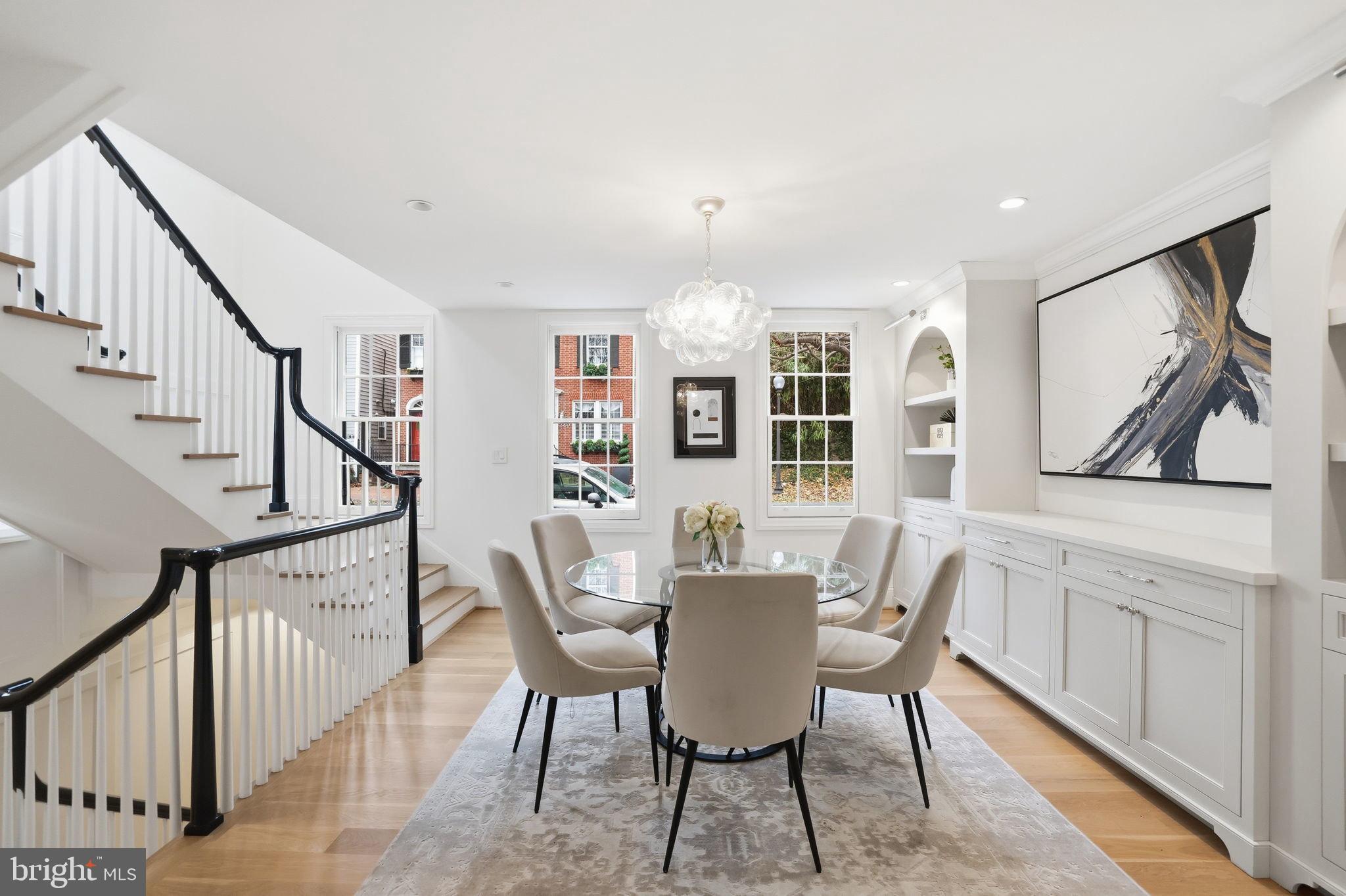 3418 Reservoir Road Northwest Washington, DC 20007 - Photo 12 of 33 a view of a dining room with furniture