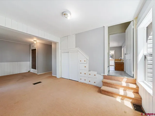 a view of an empty room