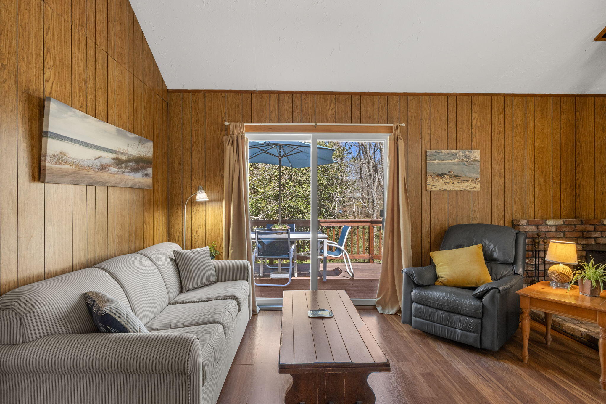 60 Long Avenue, Unit A Wellfleet, MA 02667 - Photo 11 of 28 a living room with furniture and a large window