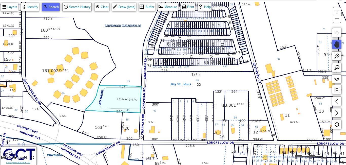 10041 Chapman Road Bay St. Louis, MS 39520 - Photo 2 of 2 map picture