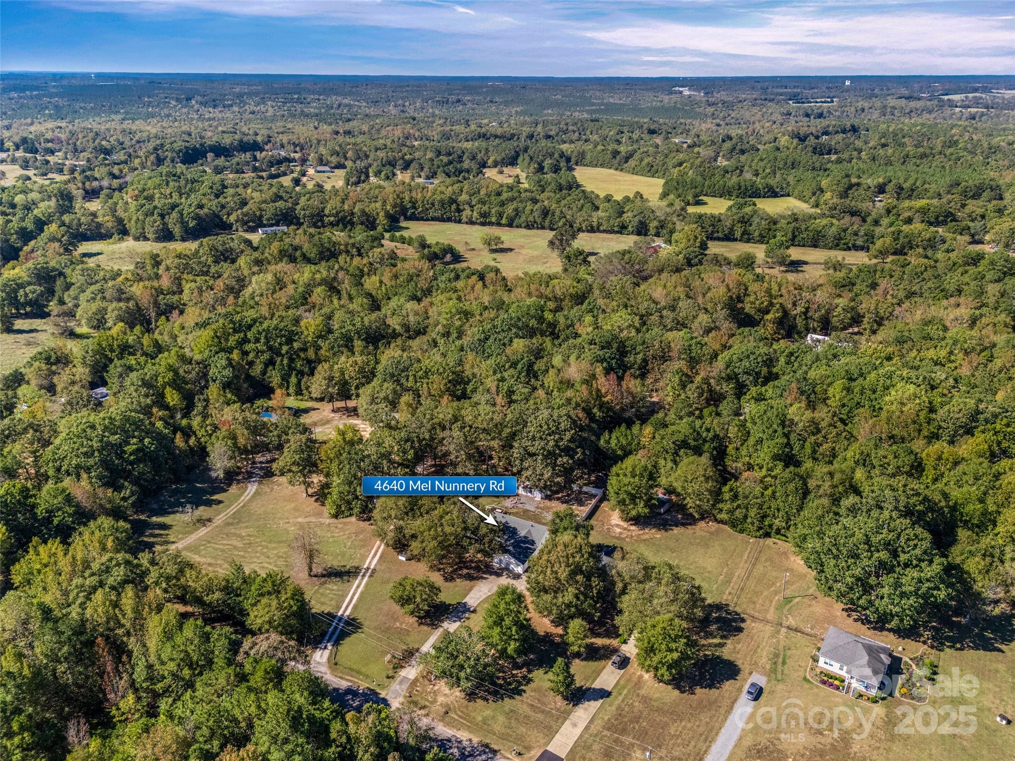 4640 Mel Nunnery Road Fort Lawn, SC 29714 - Photo 35 of 37 an aerial view of a forest with trees