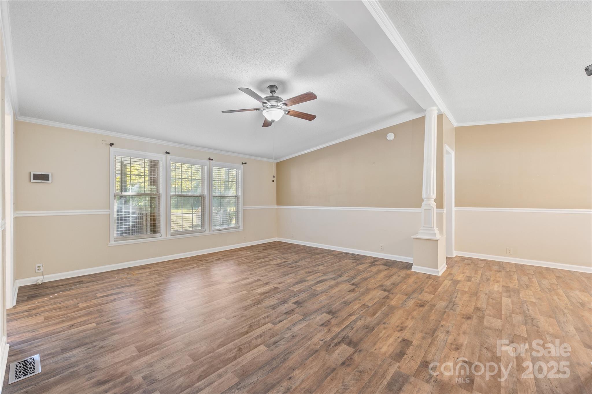 4640 Mel Nunnery Road Fort Lawn, SC 29714 - Photo 6 of 37 wooden floor in an empty room with a window