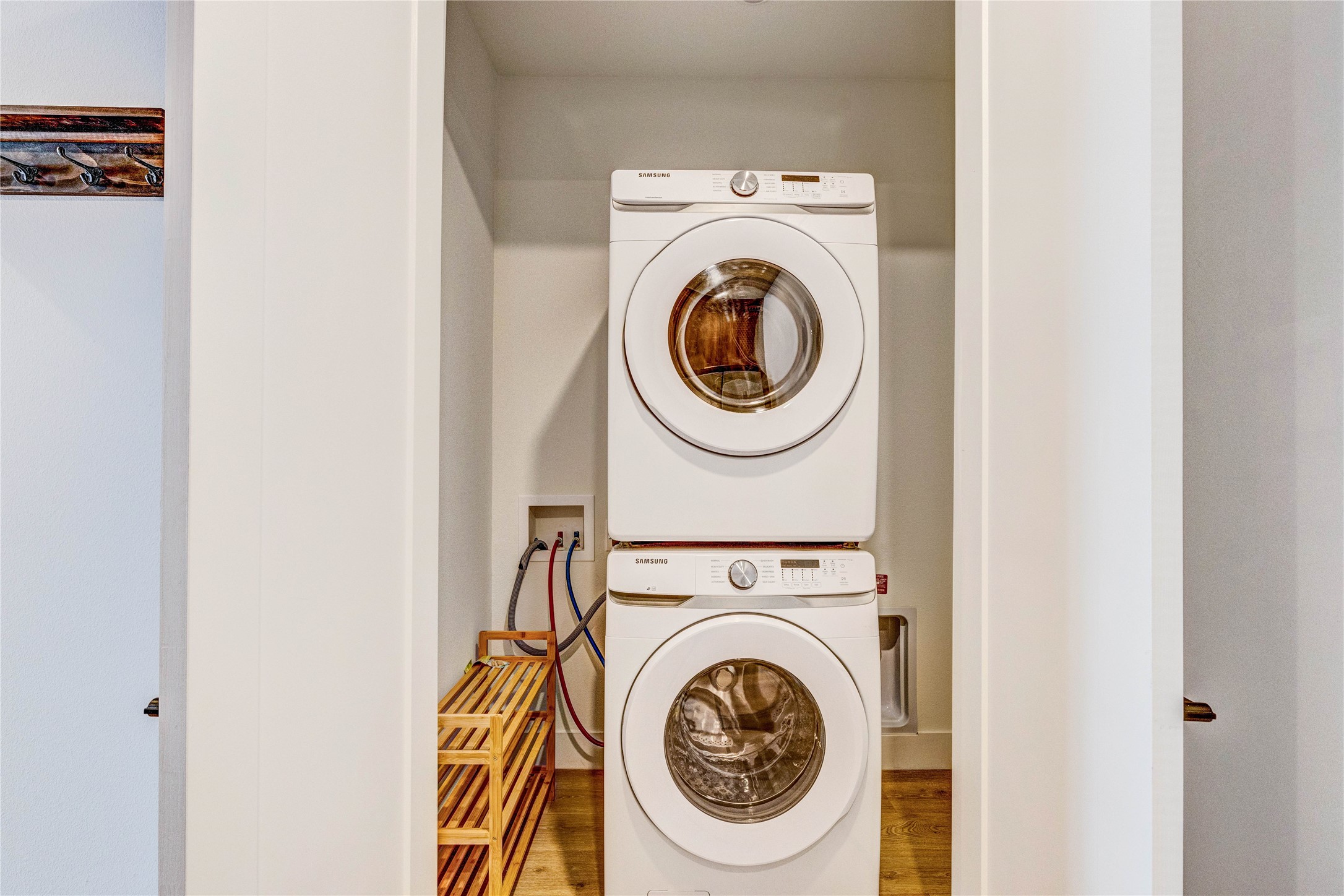 1701 Simond Avenue, Unit 301 Austin, TX 78723 - Photo 14 of 26 a utility room with dryer and washer