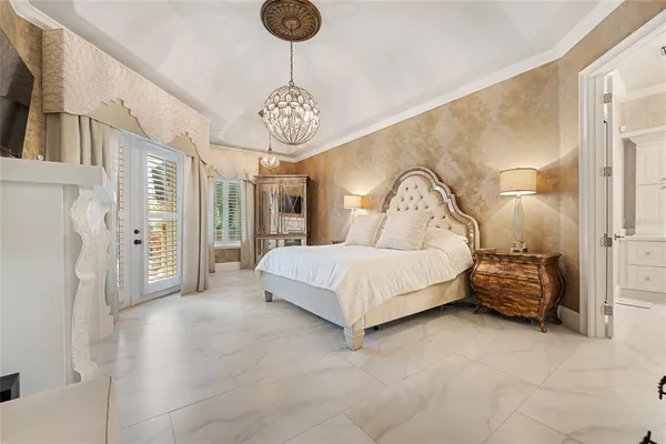 a large spacious bathroom with a large tub and sink