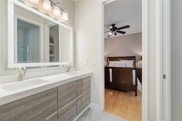 a view of swimming pool with outdoor seating