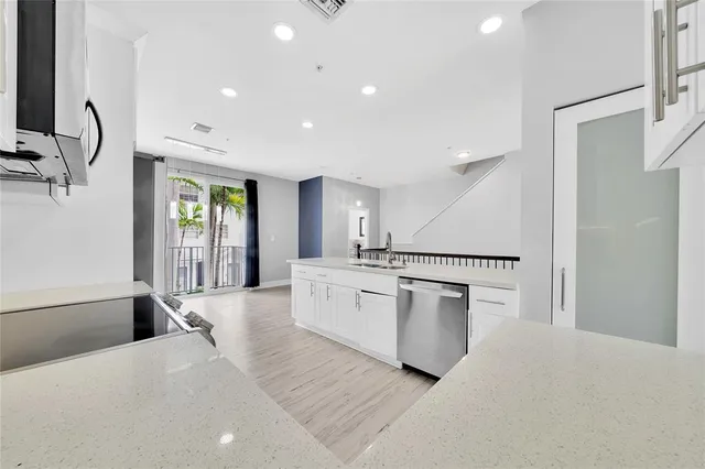 a view of a street from a balcony