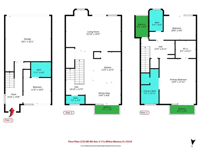 $639,900 | 2725 Northeast 8th Avenue, Unit 113, Wilton Manors, FL 33334