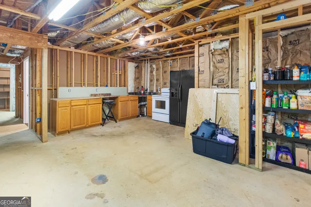 a view of a storage & utility room with lots of stuff