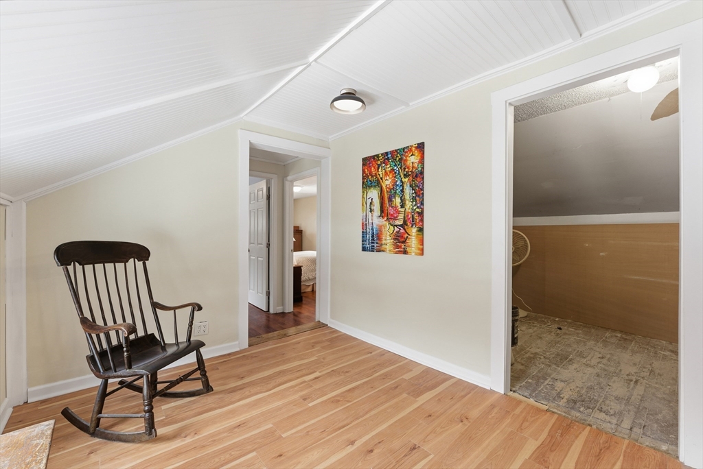 45 Pike Street Athol, MA 01331 - Photo 22 of 38 a view of a hallway with wooden floor and staircase