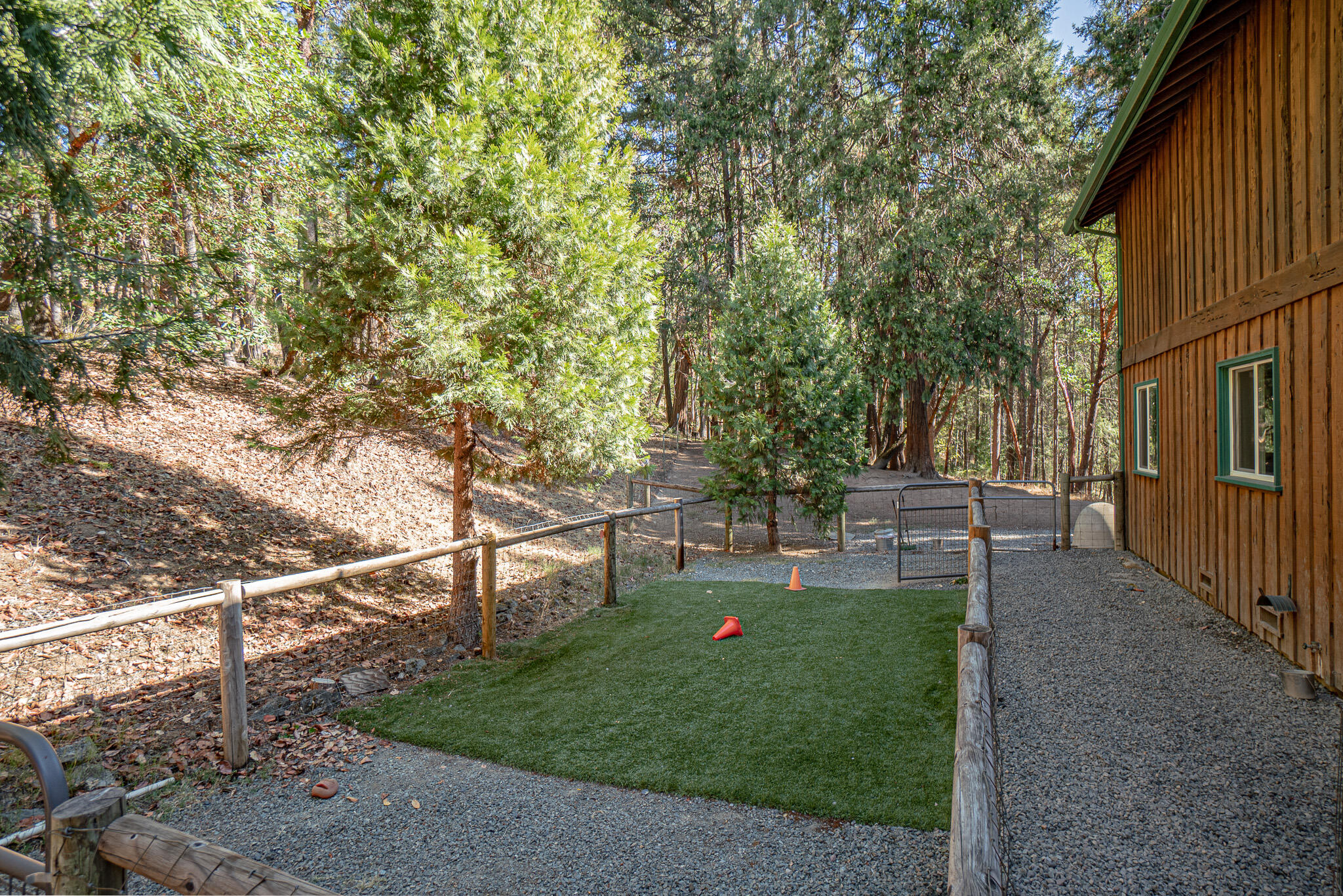 2728 Anderson Creek Road Talent, OR 97540 - Photo 33 of 45 a view of a backyard with sitting area