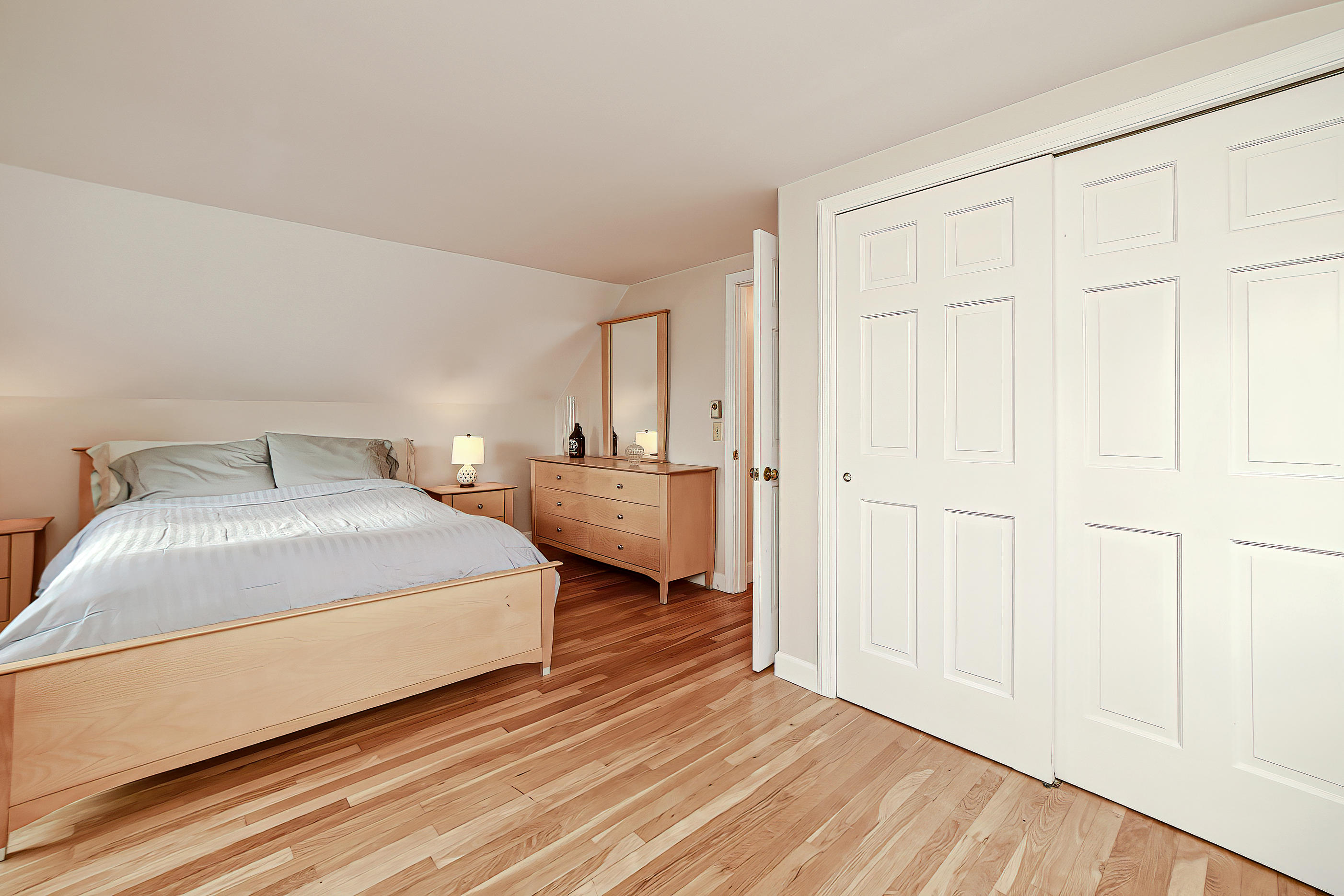 46 Delta Street Hyannis, MA 02601 - Photo 22 of 35 a bedroom with a bed and a closet