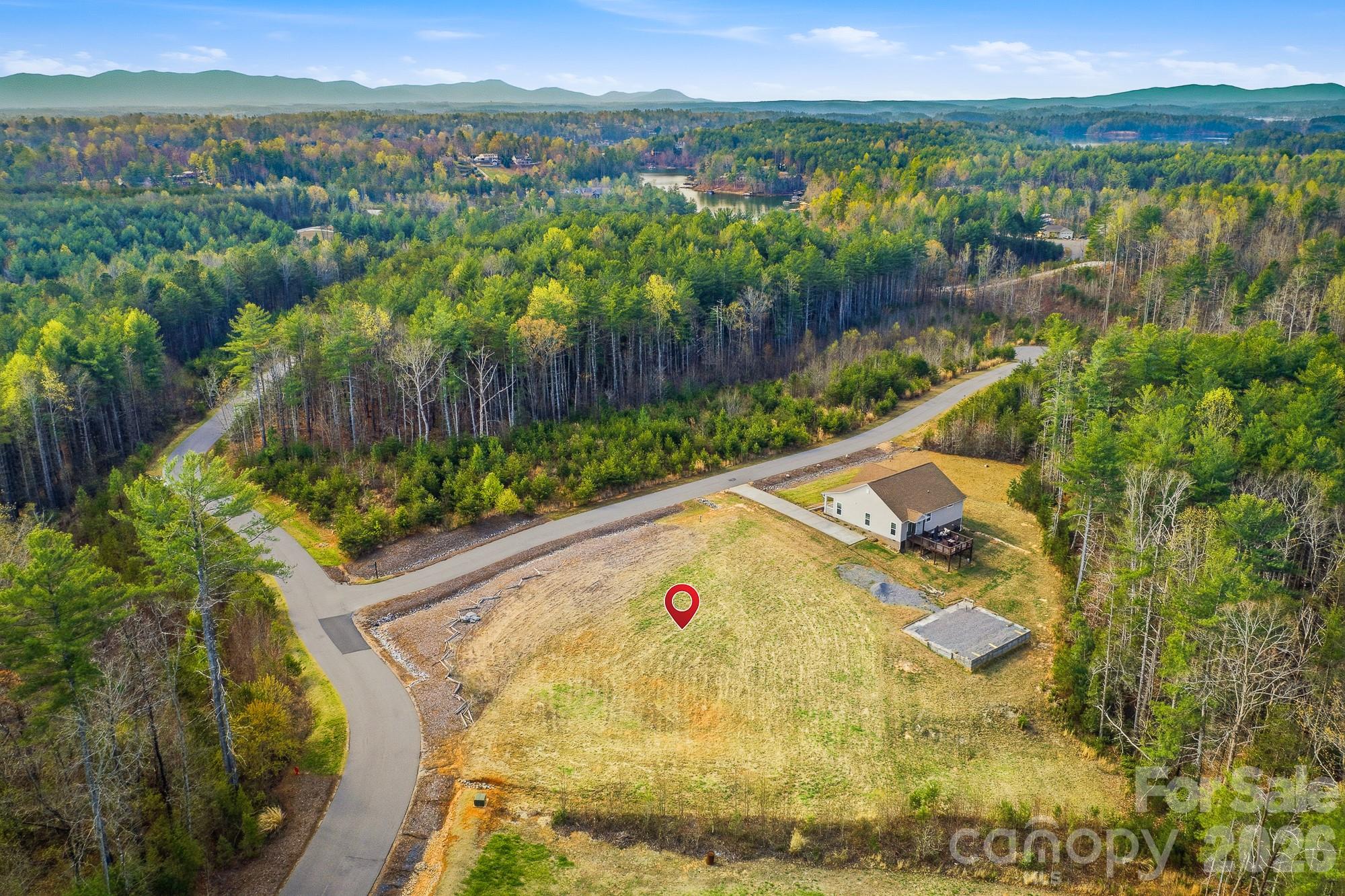 2018 Starlight Lane Morganton, NC 28655 - Photo 7 of 8 a view of a lake from a balcony