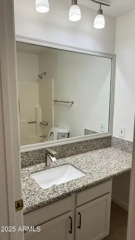 a room with table and a window