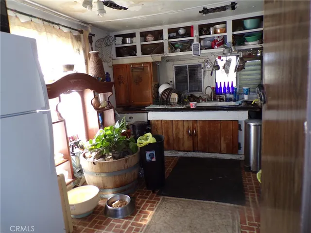 a room with furniture and a potted plant