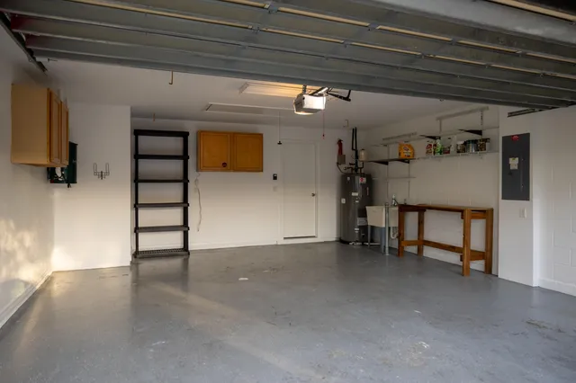 a view of a hallway with stairs