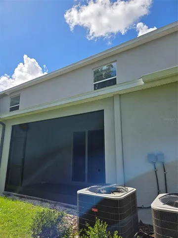 a view of garden with trees