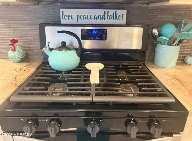 a close view of stove