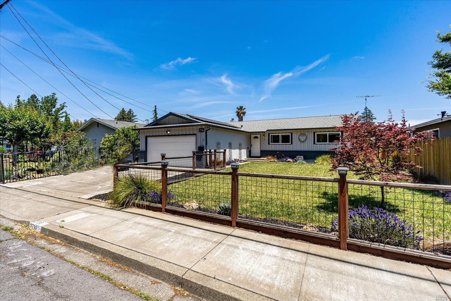 2736 Beard Road Napa, CA 94558 - Photo 1 of 1 a view of a house with a yard and plants