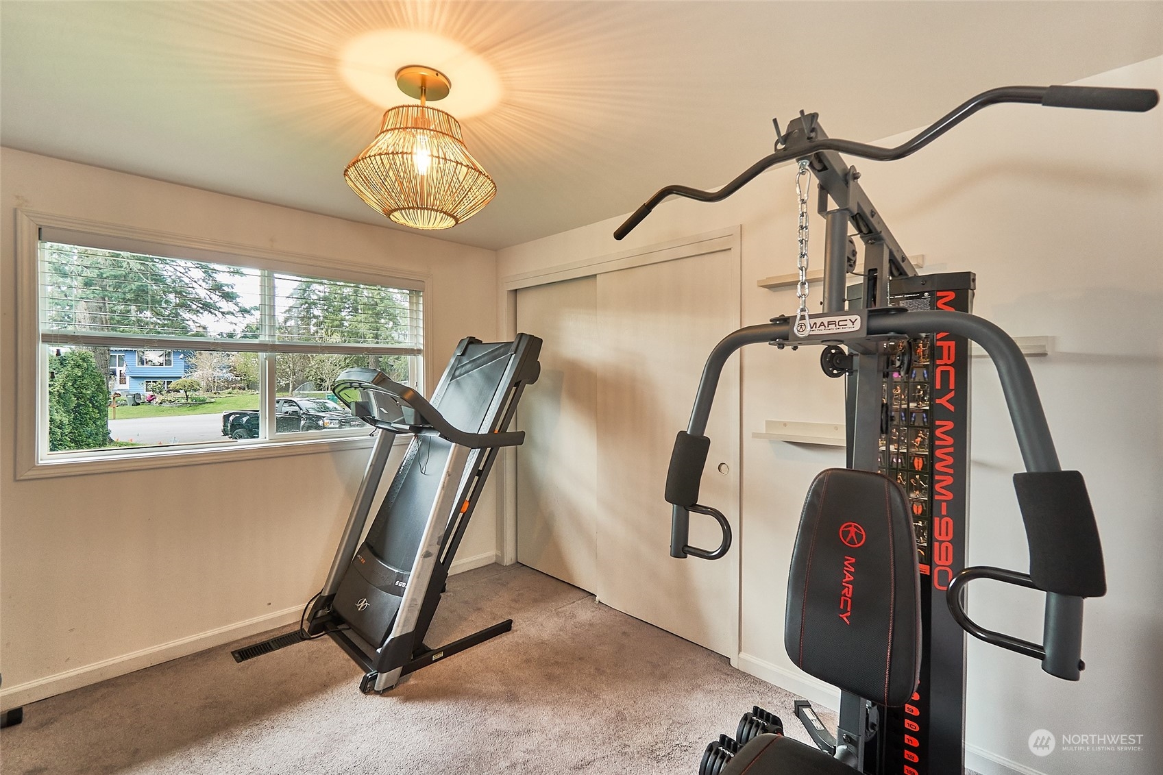 108 183rd Street Southwest Bothell, WA 98012 - Photo 20 of 22 a view of gym equipment with windows