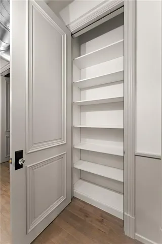 a view of a closet